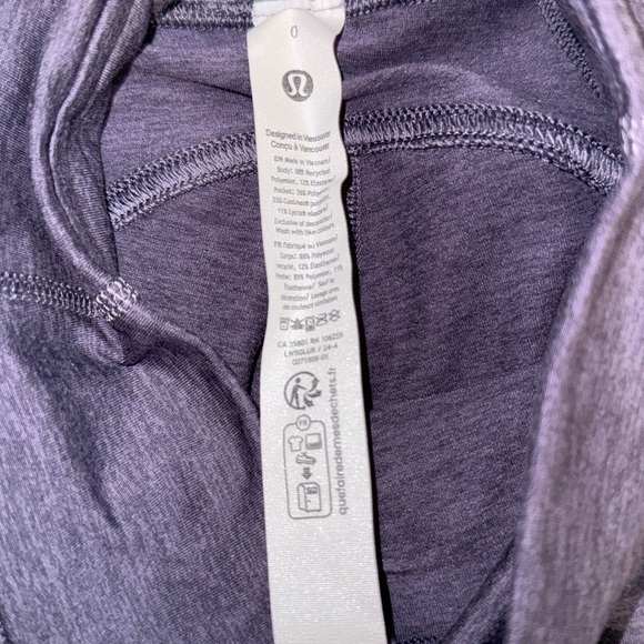 Lululemon Soft Sueded Slit-Hem Mini Flare leggings size 0 NWT - Picture 3 of 6